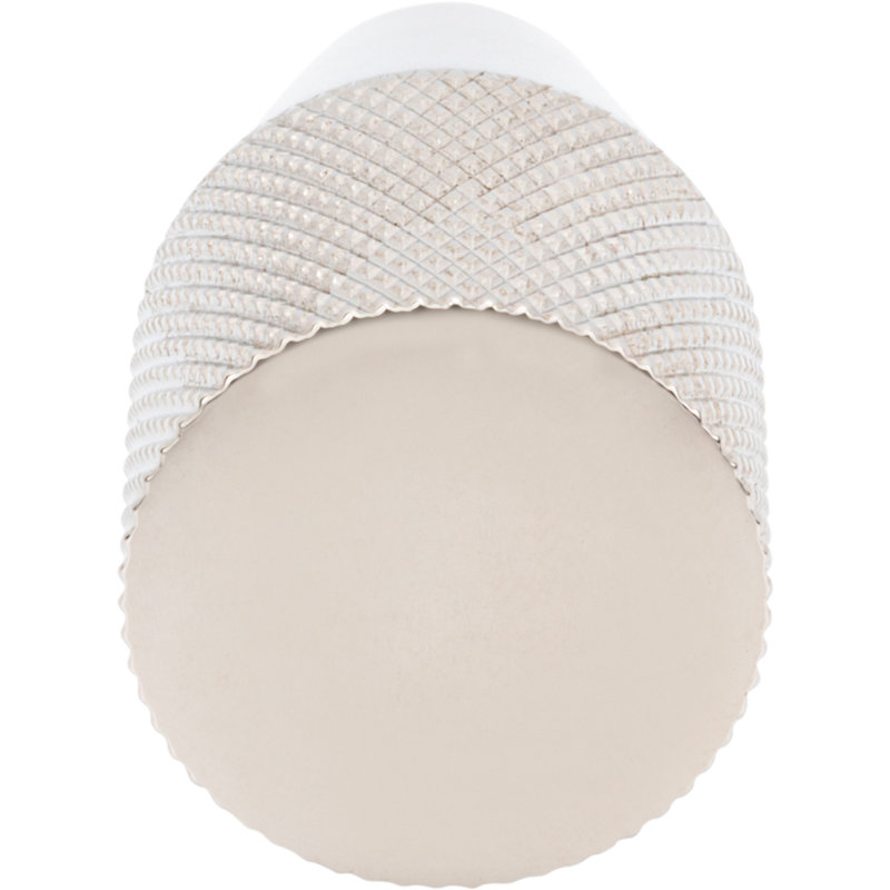 Beliza 3/4" Diameter Conical Knurled Knob, Polished Nickel