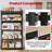 Lundys 71" H x 35.5" W x 16" D 5-Tier Adjustable Metal MDF Storage Rack Shelves Boltless Shelving-32673315