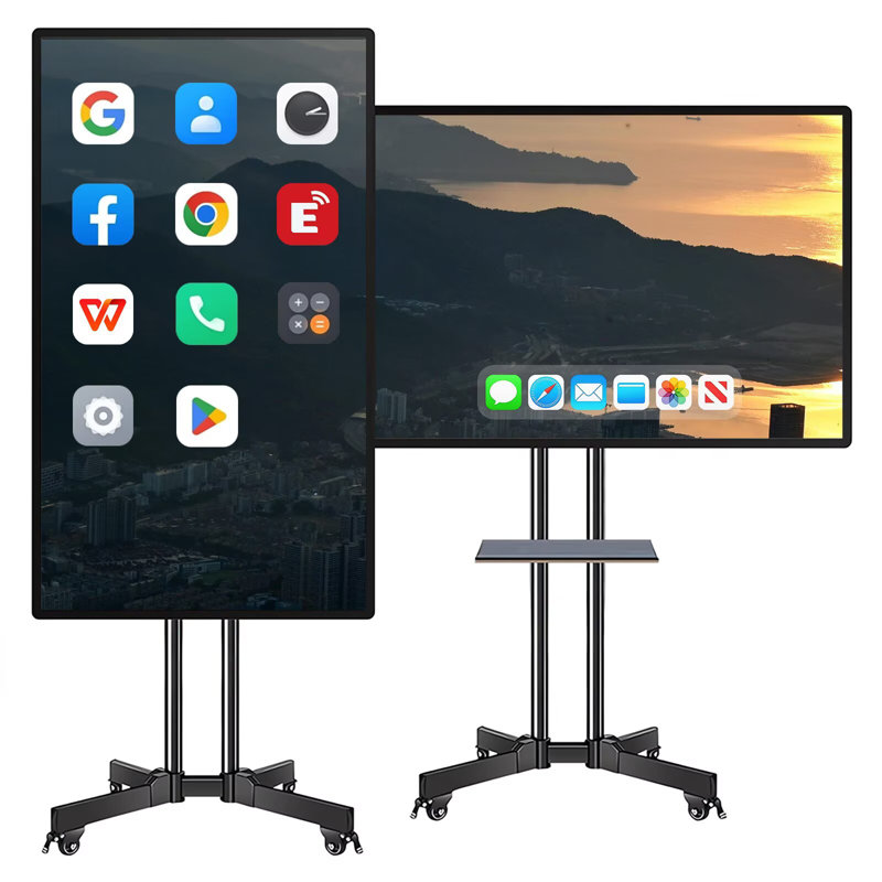 JYXCN Smart Board 49 ", tableau blanc interactif 4K, écran tactile sans fil Windows et Android Smart Board pour les réunions vidéo (avec fixation murale incluse)