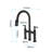 Bridge Kitchen Faucet With Pull-Down Sprayhead In Spot