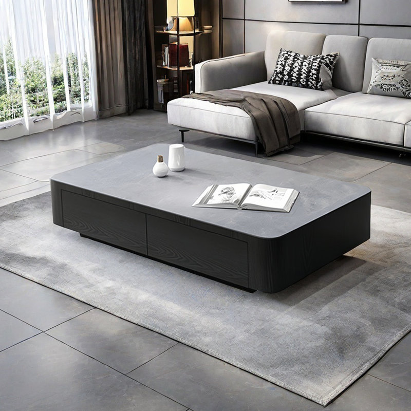 Table basse carrée simple et créative, H 14,2 po x L 47,2 po x l 23,6 po