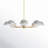 Mirena 8 - Light Steel Dimmable Chandelier