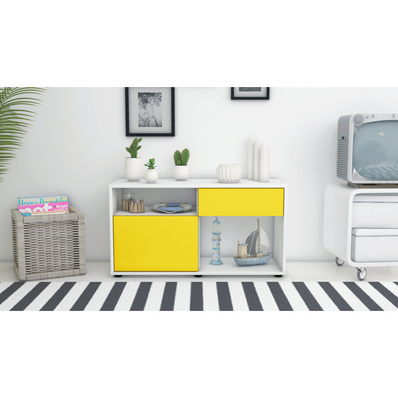 Elmer 1 - Drawer Chest of Drawers, White/Yellow