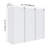 36" Bathroom Side Cabinet, 3-Soft Close Doors, Float Mounting Design, 12*3(KD-Packing)