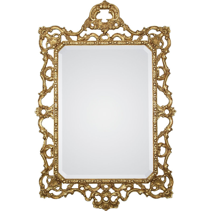 Miroir d’appoint biseauté traditionnel the Melvin House, 61 po x 42 po