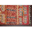 Tapis marocain en laine noué à la main de conception unique 6 pi 10 po x 11 pi 3 po multicolore