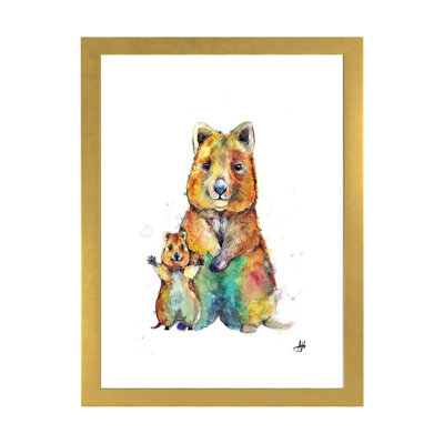 Art encadré pour enfants Qwazy Quokkas