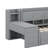 Twin Size Upholstered Daybed With Drawers, Shelves, Flip Cabinets & Side Table-891848290