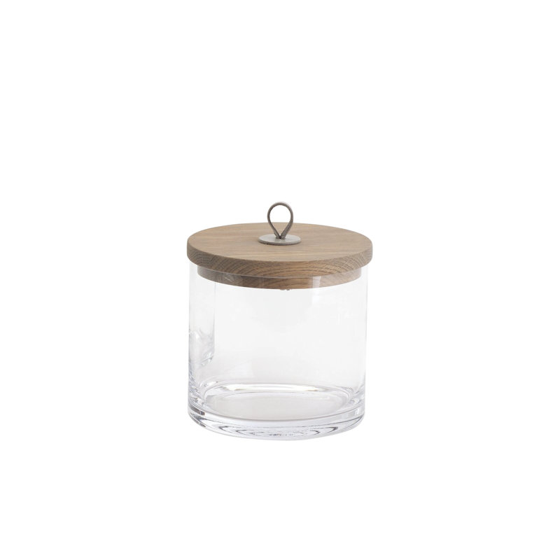 Rustic Canister, 6" H x 6" W x 6" D