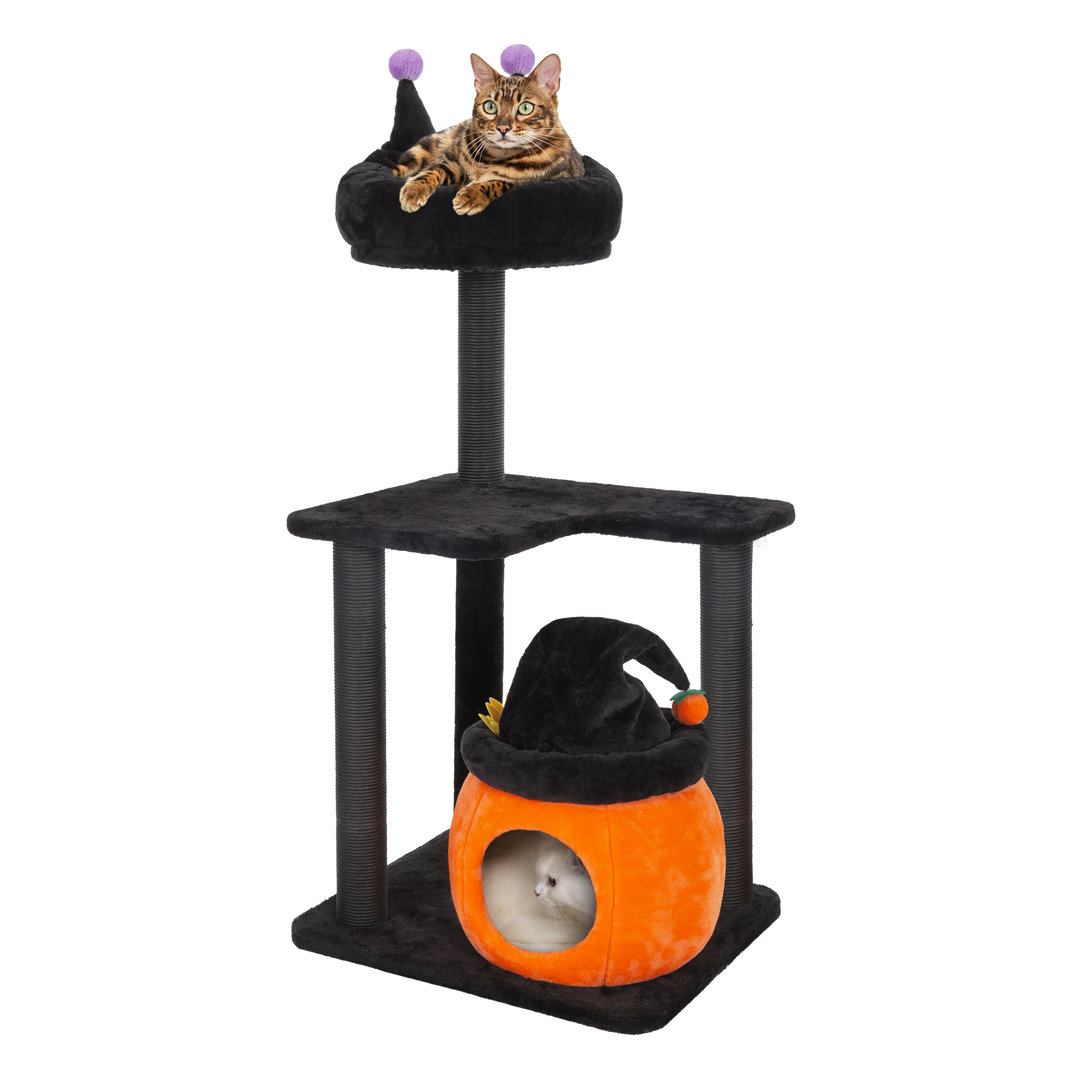 Freudenberg 44.8'' H Gothic Cat Tree with Cat Condo Tucker Murphy Pet™