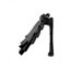 Heurtoir de porte feuille de chêne noir en fonte 6 x 3 po thermolaqué avec quincaillerie