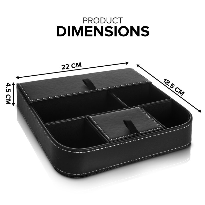 Leather Desk Organiser Set