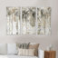 The Modern Gray Forest IV - Farmhouse, ensemble d'art mural sur toile encadrée, 3 pièces-72043151-72044139