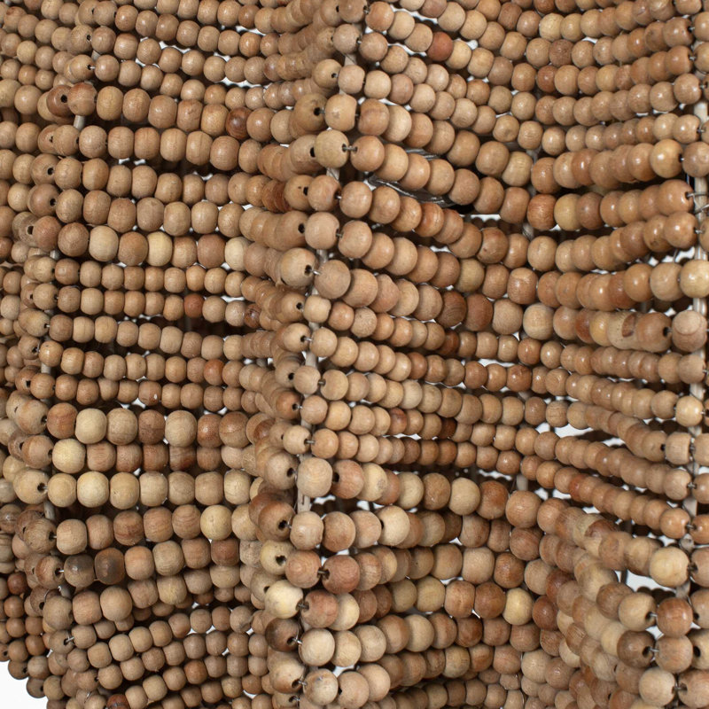  Kauri 5 Light Wooden Bead Pendant