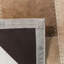Studio Geometric Handwoven Leather Beige Area Rug-1244458290