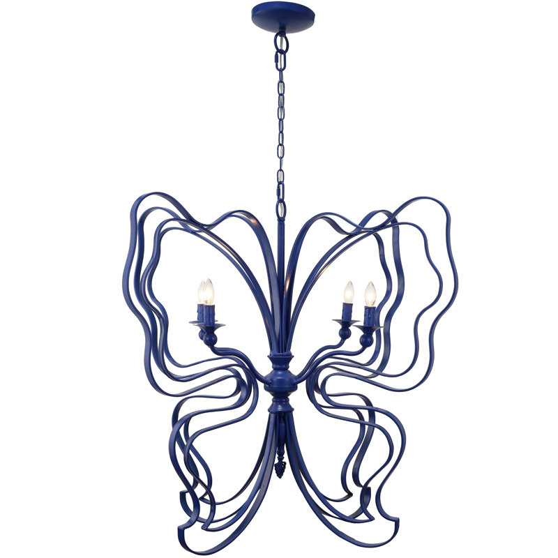 Holmfirth 4 - Light Geometric Chandelier