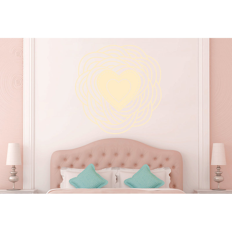 Abstract Wall Decal, Beige