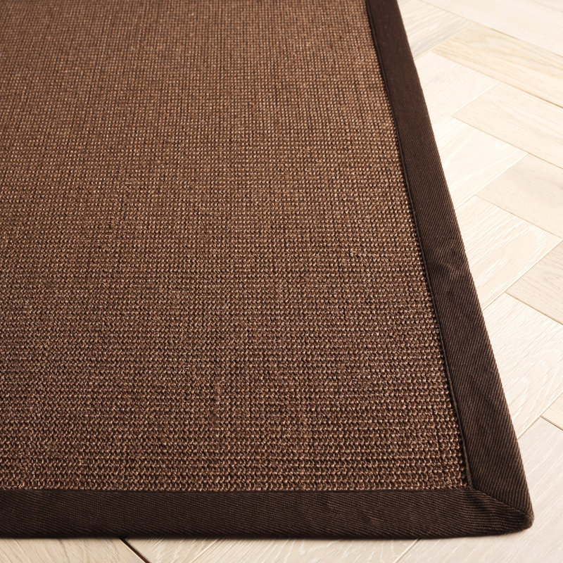 Tapis brun en jute, Rectangle de 5 pi x 8 pi