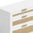 6 Drawer Dresser with Metal Handle and Wood Legs for Hallway-106372691-113915336
