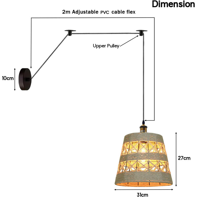 Ionie 1 - Light Natural Pendant