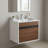 Kynlyn 24'' Single Bathroom Vanity with Ceramic Top-280398867