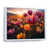 White Floater Framed