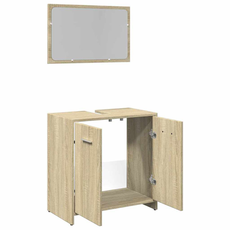 Bathroom Cabinet, Sonoma Oak