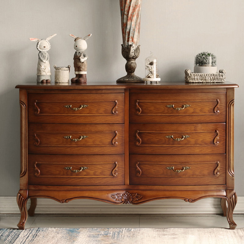 Commode d'appoint à grande capacité American Retro