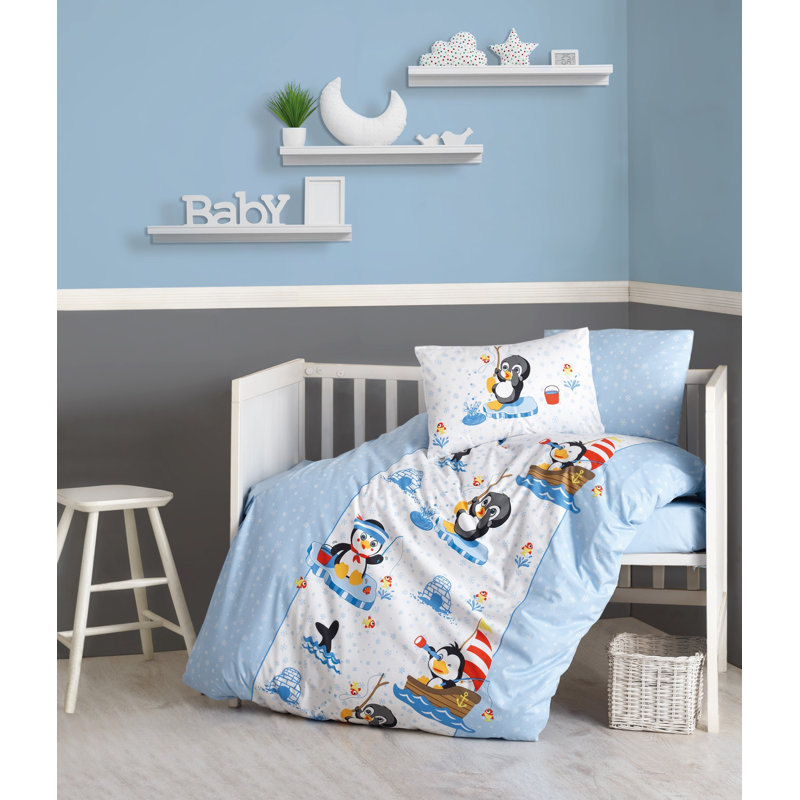Ensemble de housse de couette 100% coton 4 pièces Esneyder