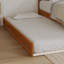 Lit plateforme en bois massif avec lit gigogne Lamecia-786355756-786355750