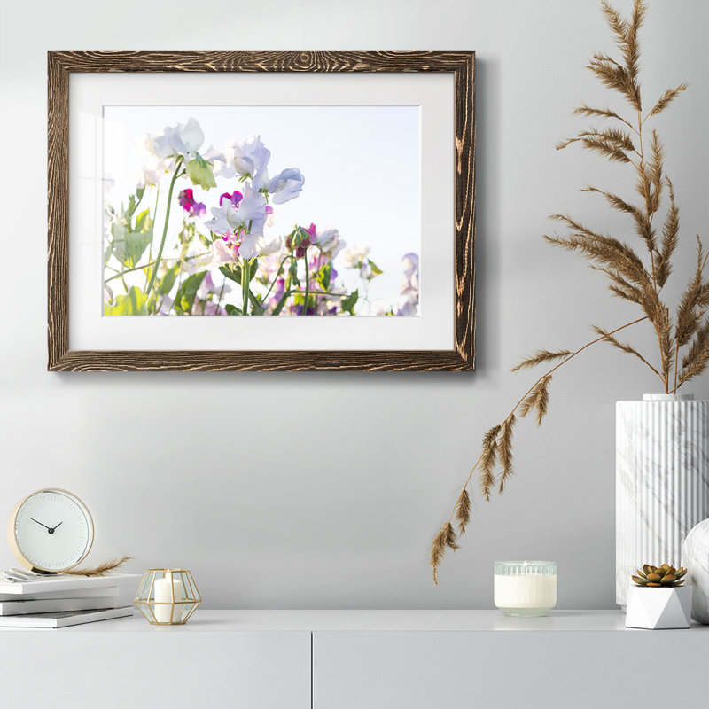 Fleurs printanières, Noyer, H 18 po x l 26 po x P 1,5 po