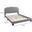 Lit plateforme tapissier Tuffeté Alvena-755283876-755283875