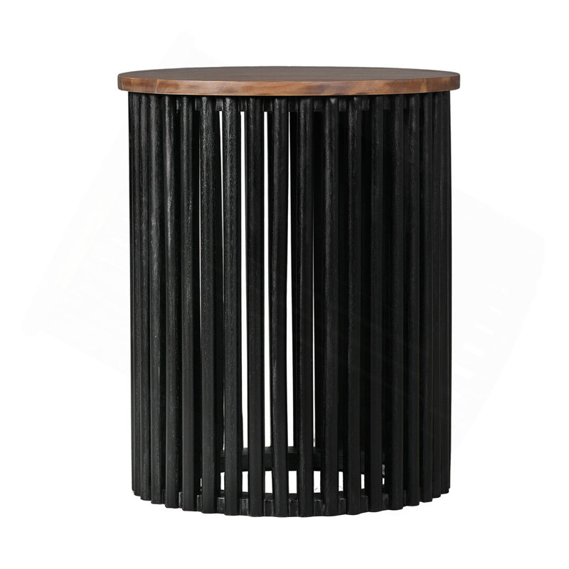 Table d'appoint en bois massif ACACIA