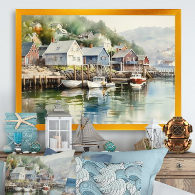 Petite ville portuaire de Norvège II - impression