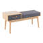 Himmel Polyester Blend Upholstered Storage Bench-151324004