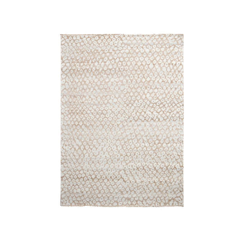 9'x12' Almond Brown Cropped Thin Hand Knotted Natural Wool Oriental Rug DE044BAD0C40469597D46808AD8A683F
