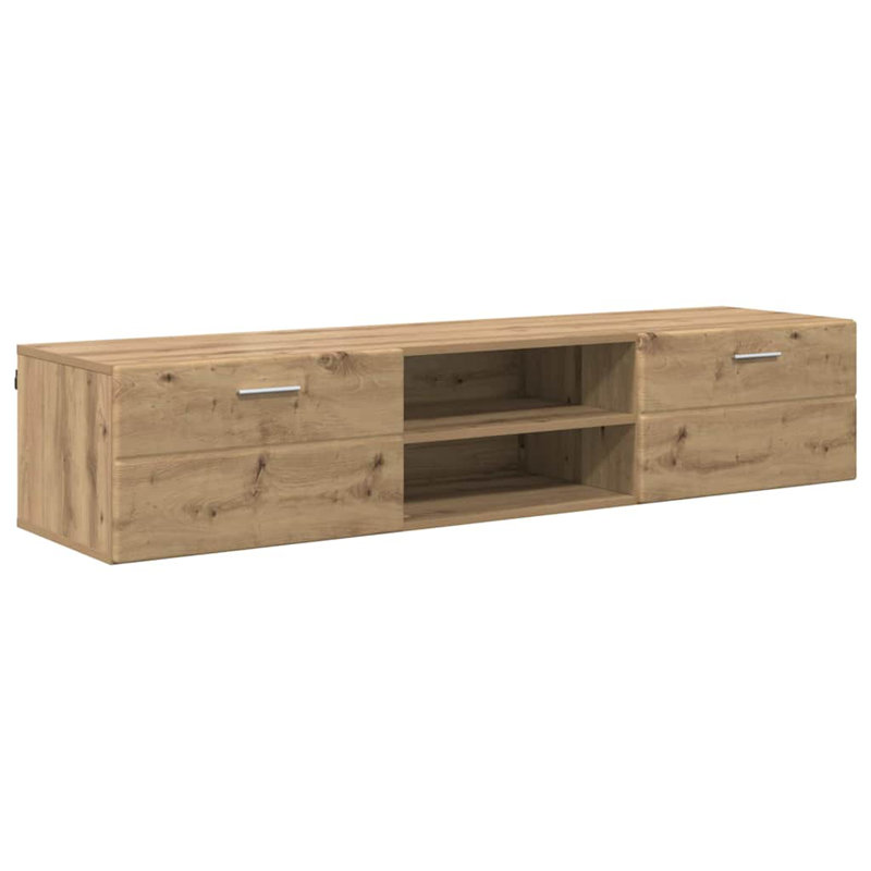 Unfinished TV Stand for TVs up to 65", Artisan Oak