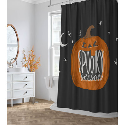 Spooky Season Ultra-Thin Lightweight Shower Curtain
