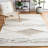 Jacobo Hand Tufted Wool/Cotton Geometric Rug in Brown/Ivory-1040566087