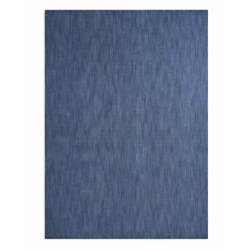 Sahale Hand Knotted Loom Wool Eco-Friendly Area Rugs  -  Rectangle, Blue Color, Plain Solid Design, High Pile Thick Handmade Anti Skid Area Rugs for Living Room, Bed Room
