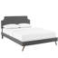 Lit plateforme Corene avec pieds évasés ronds-1208445032-1208445031