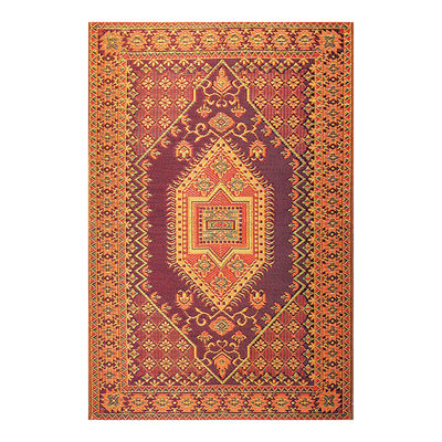 8' X 10' Outdoor Mat, Turkish - Rust