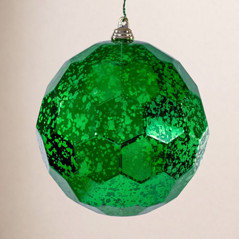 Ornement de Noël 5 po incassable, Vert