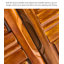 Tablettes suspendues fonctionnelles en bois pour garde-robe
