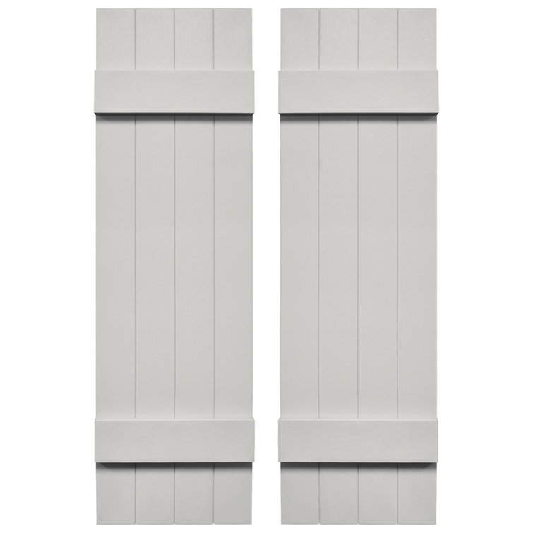 Builders Edge, TailorMade Four Board Joined, Board-n-Batten Shutters, w/Shutter-Loks