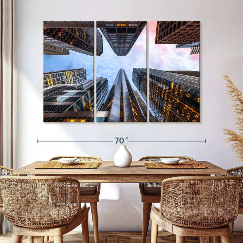 Lilie Chicago High Rises, 42" H x 65" W
