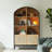 49.61" ash wood high-end Modern Minimalist Luxury display stand for antique items,Book Cabinet Storage Bookcase Storage Cabinets For Living Room, Bedroom, Home Office