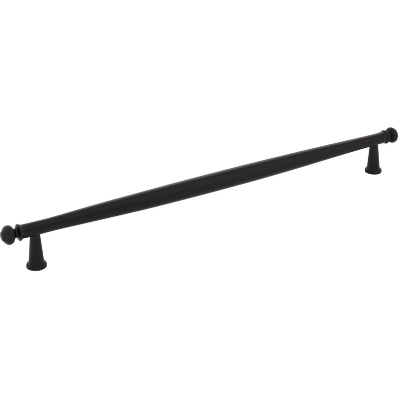 Coddington Bar Pull, Flat Black, 12" Center To Center