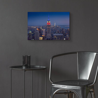 «Skyscrapers» par Rick Berk, art mural en verre acrylique