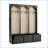 Arched Wooden Hall Tree with 8 Hooks and Drawers-4629178
